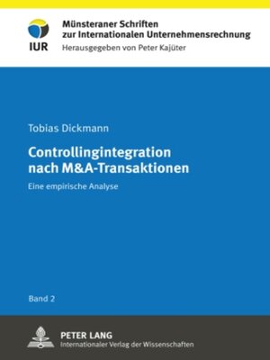 cover image of Controllingintegration nach M&amp;A-Transaktionen